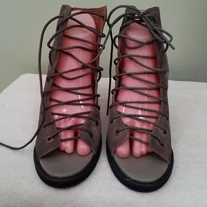 Jeffrey Campbell For Free People Suede Lace-up 8